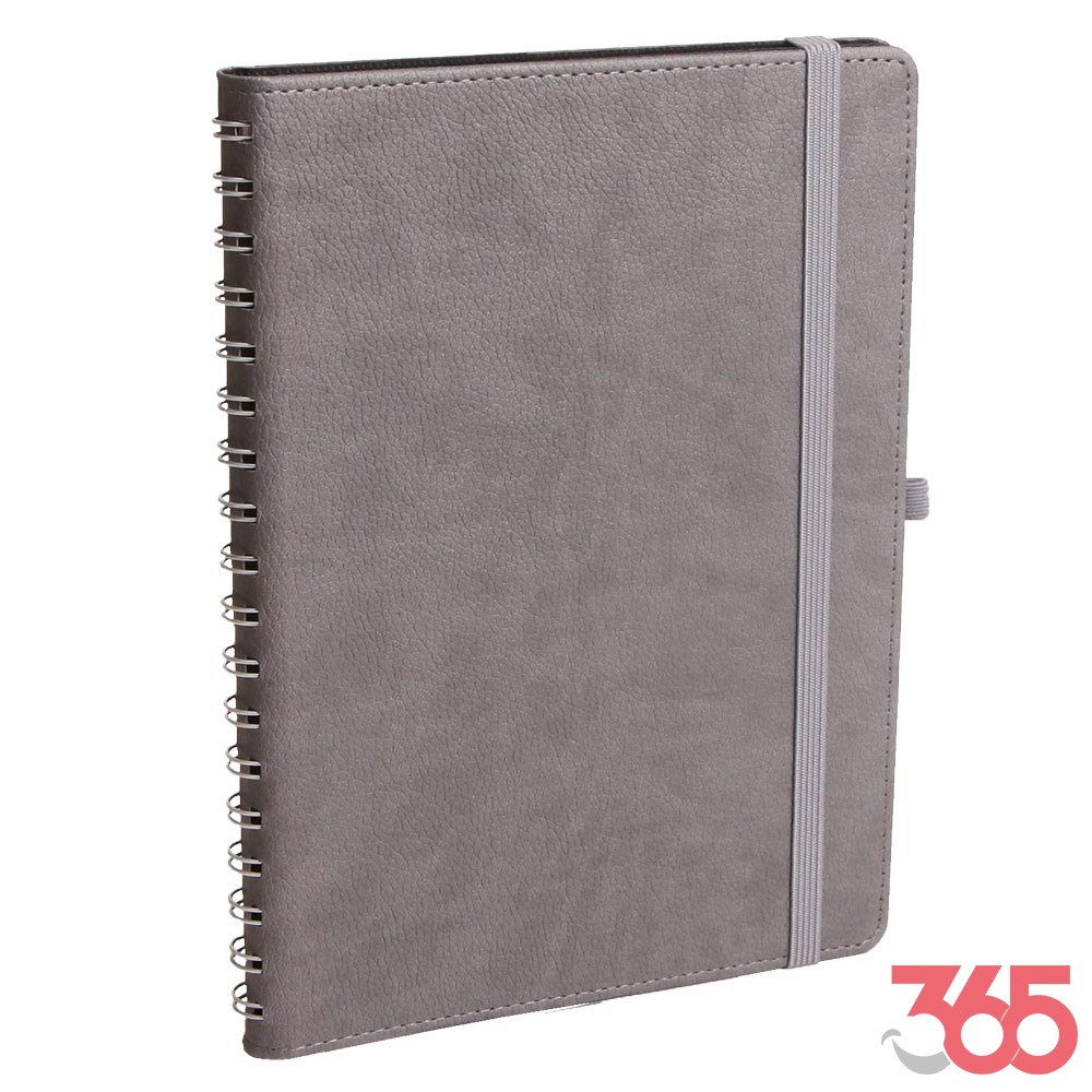 3031 SÖĞÜTÖZÜ SİYAH SPİRALLİ TARİHSİZ DEFTER (17X24 CM)