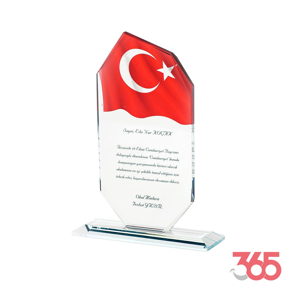 OSKAY KRİSTAL PLAKET